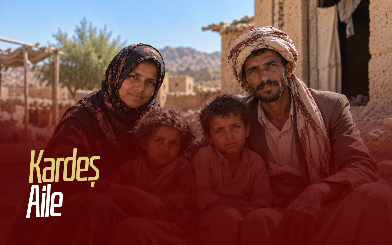 A family in need supported through a family sponsorship