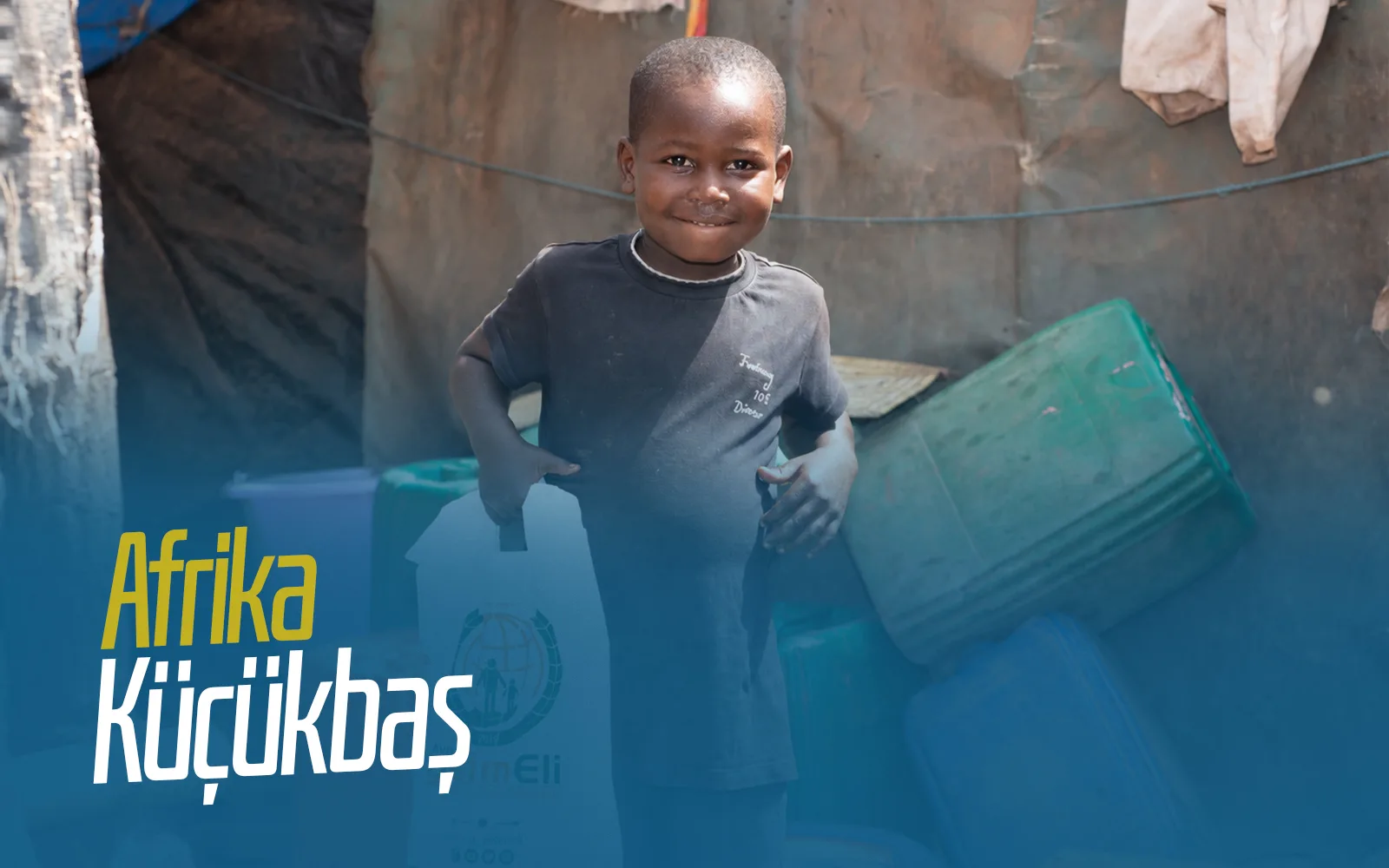 Afrika kurban bağışı ile köyde kurban eti dağıtımı